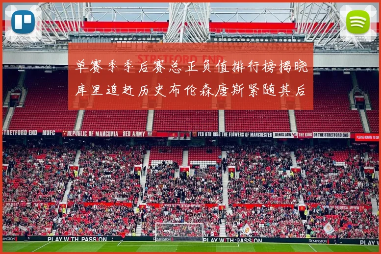 单赛季季后赛总正负值排行榜揭晓库里追赶历史布伦森唐斯紧随其后